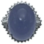 Pt/Pm900 カルセドニー ダイヤ リング 25.04ct 20.4gの参考買取価格