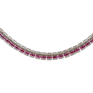 K18 ルビー ダイヤ ネックレス/ペンダントトップ 8.75ct
