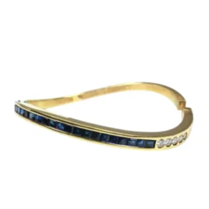 K18 サフイア ダイヤ ブレスレット 3.33ct
