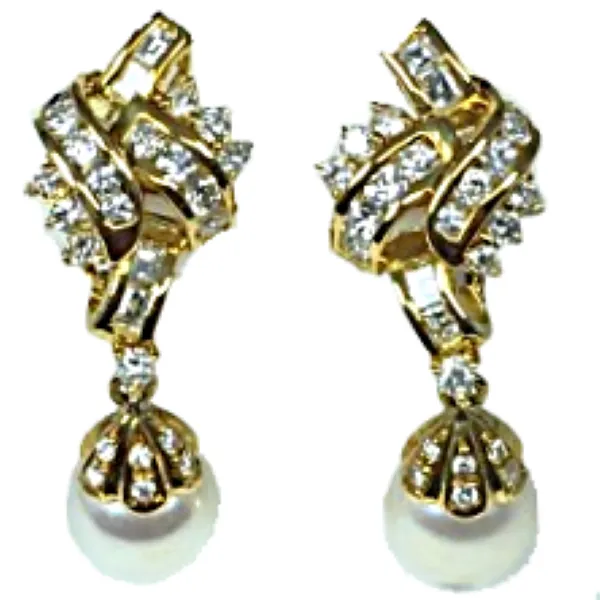 K18 真珠・パール ダイヤ ピアス 10.9g 」の参考買取価格(相場 K18 真珠・パール ダイヤ ピアス 10.9g 」の参考買取価格(相場