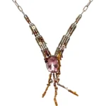K18WG クンツァイト（リチア輝石）多色石 ネックレス/ペンダントトップ 19.64ct 33.2gの参考買取価格