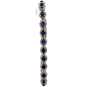K18 ブルーサファイア ダイヤ ブレスレット 5.67ct