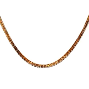 K18 ダイヤモンド ネックレス 7.36ct