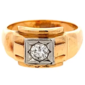 K18 ダイヤモンド リング 0.3ct