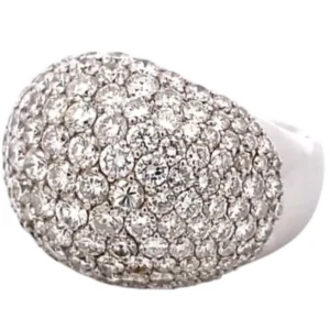 Pt900/K18 ダイヤモンド リング 8.12ct