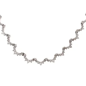 Pt･Pm900 ダイヤモンド ネックレス 8.18ct