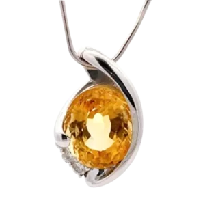 シトリン(黄水晶) ネックレス