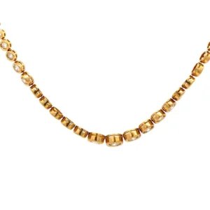 K18 ダイヤモンド ネックレス 10ct