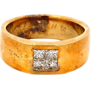 K18 ダイヤモンド リング 0.9ct