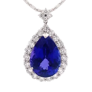 タンザナイト（灰簾石） ネックレス