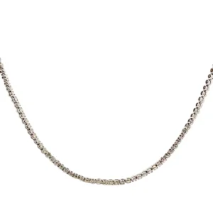 K18WG ダイヤモンド ネックレス 4.57ct