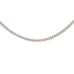 Pt･Pm900 ダイヤ タサキ ネックレス 5.25ct
