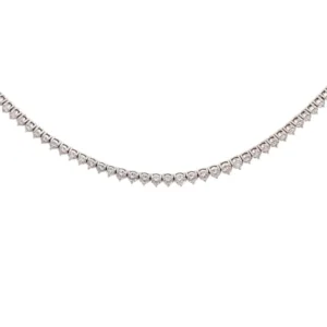 Pt･Pm900 ダイヤ タサキ ネックレス 5.25ct