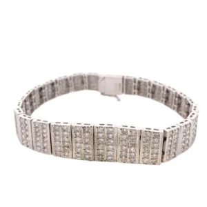 Pt･Pm850 ダイヤ ブレスレット 5.00ct
