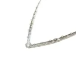 K18WG ダイヤ タサキ ネックレス 0.88ct・1.03ct