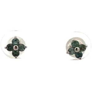Pt･Pm900 アレキサンドライト・ダイヤモンド ピアス 0.16ct