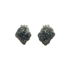 K14WG アレキサンドライト・ダイヤモンド ピアス 1.44・1.45ct