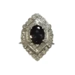 Pt･Pm900 ブラジル産アレキサンドライト・ダイヤモンド リング 2.69ct