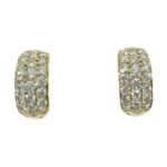 K18 ダイヤモンド イヤリング 0.81・0.81ct