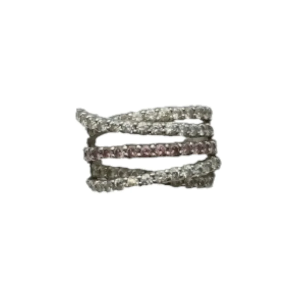 Pt900 ピンクダイヤモンド・ダイヤモンド リング 0.39・1.43 ct