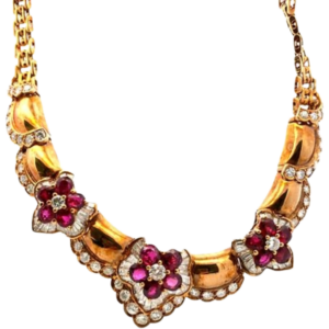 K18 タイ産ルビー・ダイヤモンド R8.65・D9.58ct