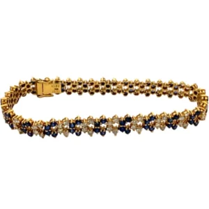 K18 サファイア・ダイヤモンド S5.81・D3.32ct