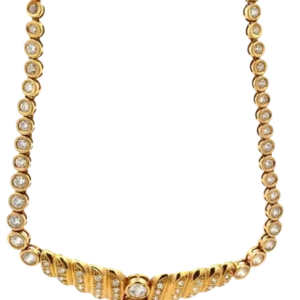 K18 ダイヤモンド ネックレス 6.8ct