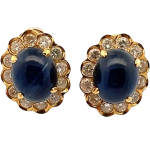 K18 サファイア・ダイヤモンド S12.56・D2.27ct