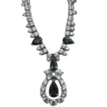 Pt850/Pt950 ブラジル産アレキサンドライト・ダイヤネックレス 1.2ct