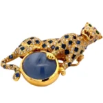 K18 スターサファイア・多色石・ダイヤモンド 24.57・3・3.63ct