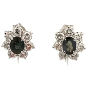 Pt･Pm900 アレキサンドライト・ダイヤモンド ピアス/イヤリング 0.43・0.33・D0.53・D0.53ct