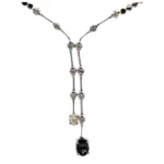 K18WG ブラジル産アレキサンドライト・ダイヤ ネックレス 0.87ct