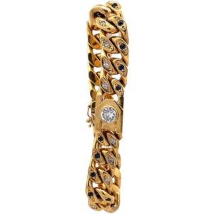 K18 ダイヤモンド・サファイア 1.631・D1.066・S1.545ct