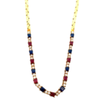 ミキモト K18 多色石