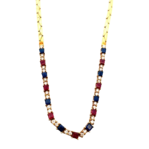 ミキモト K18 多色石