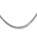 Pt・Pm850 ダイヤモンド ネックレス 10.7ct