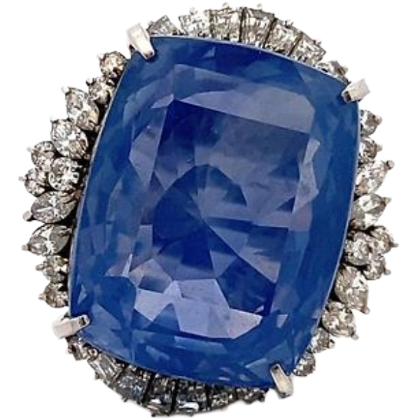 Pm900 非加熱 サファイア3.87ct ダイヤ0.4ct リング Pm900 非加熱 サファイア3.87ct ダイヤ0.4ct リング