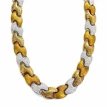 Pt900/K18 ダイヤモンド ネックレス 7.94ct