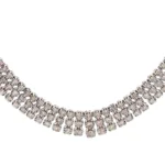 Pt・Pm850 ダイヤモンド ネックレス 10.36ct