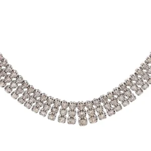 Pt・Pm850 ダイヤモンド ネックレス 10.36ct