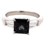 Pt・Pm900 アレキサンドライト・ダイヤリング 1.745ct