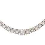 Pt・Pm850 ダイヤモンドネックレス 10.17ct
