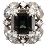 Pt・Pm900 アレキサンドライト・ダイヤ リング 1.37ct