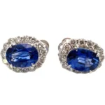 K18WG サファイア・ダイヤモンド 2.13・2.2・0.48・0.48ct