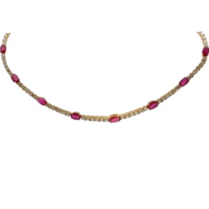 K18 ルビー・ダイヤ ネックレスペンダントトップ 13.39・D9.17 ct