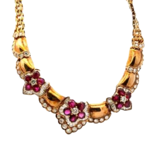 K18 タイ産ルビー・ダイヤ R8.65・D9.58ct