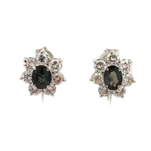 Pt・Pm900 アレキサンドライト・ダイヤ 0.43・0.33・D0.53・D0.53ct