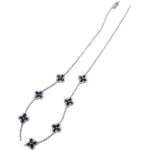 Pt･Pm850 アレキサンドライト・ダイヤモンドネックレス 4.78・D3.30ct