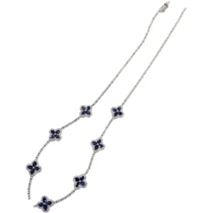 Pt･Pm850 アレキサンドライト・ダイヤモンドネックレス 4.78・D3.30ct