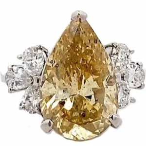 Pt･Pm900 ダイヤモンド リング 6.72ct 1.01ct